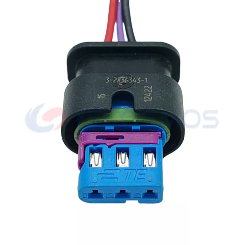 Automotive Waterproof Wiring Harness Connector Plug 3-pin Female 3-1718644-1 / CT3-0171M-2 - image 3